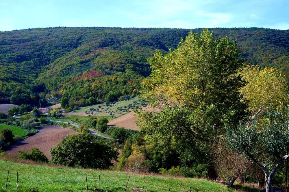 Storie di Vite a Serrapetona: Panorama verso Colleluce